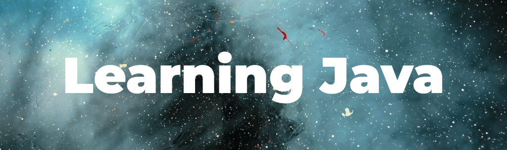 Learning Java