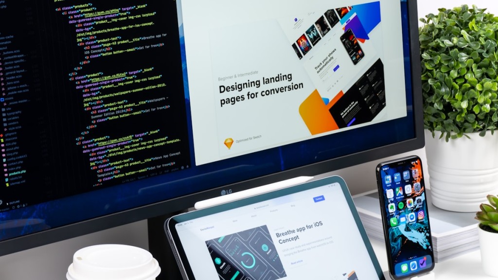 Focused programmer working on Python code at a desk with notebook and timer