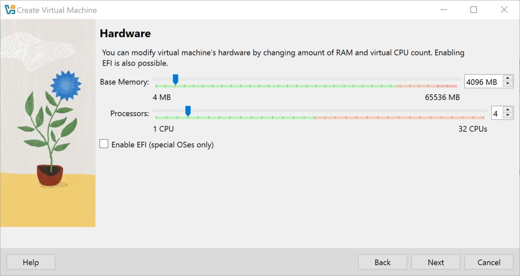 Virtual Machine’s resources