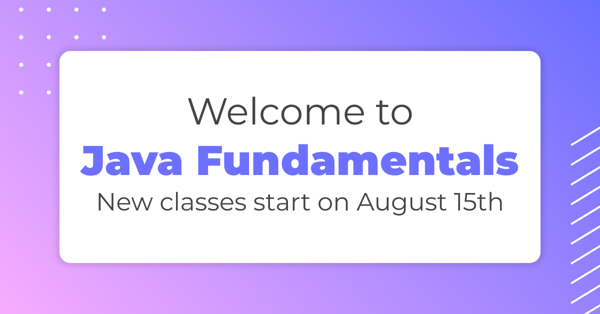 We are launching a new group of the online course 